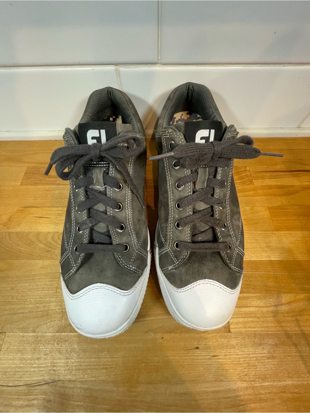 FootJoy Street Gray and White Men’s Casual Golf Sneakers